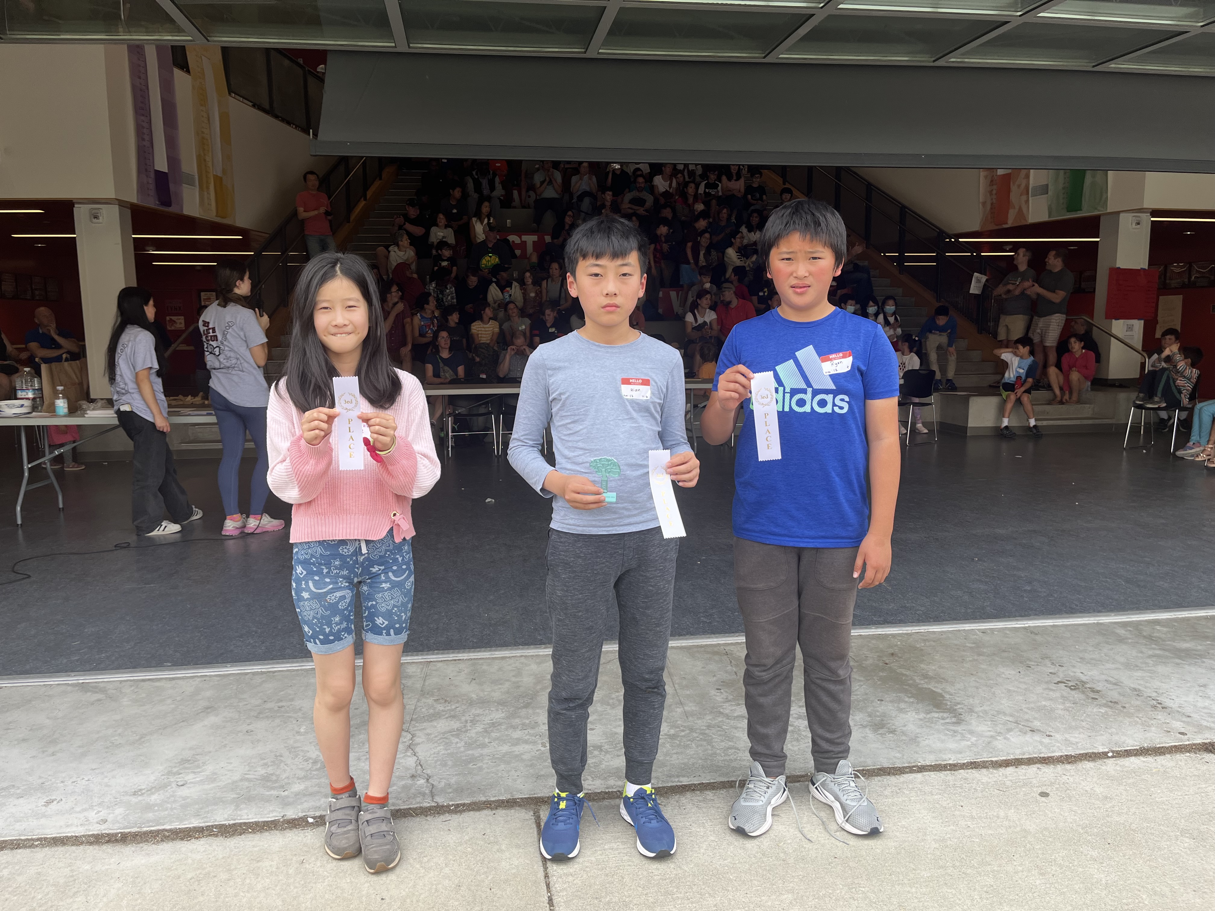 third place math masters team