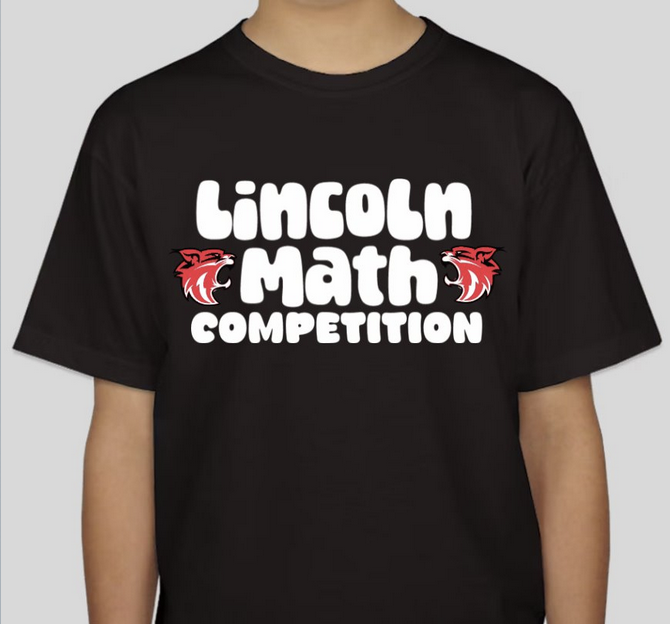 Math Club competition t-shirt